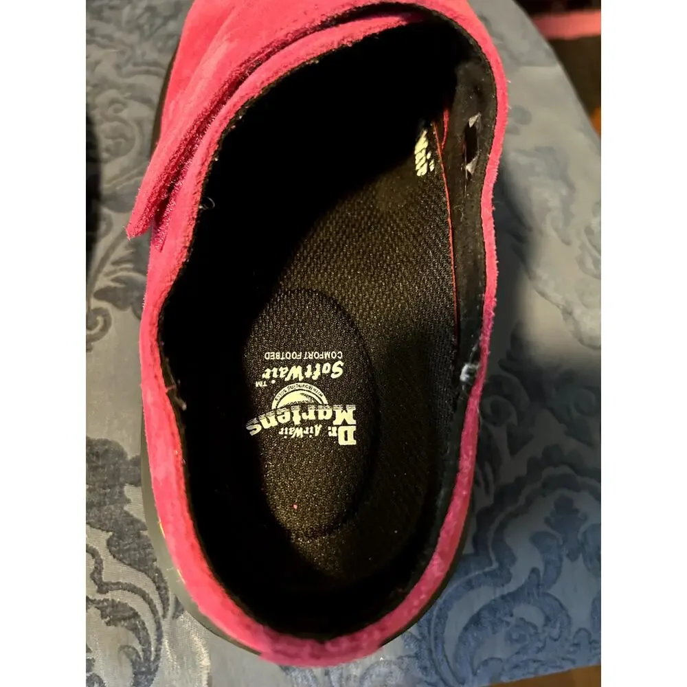 Dr Martens Neon Barbie Pink Zebzag Anywair size 8/EU 39